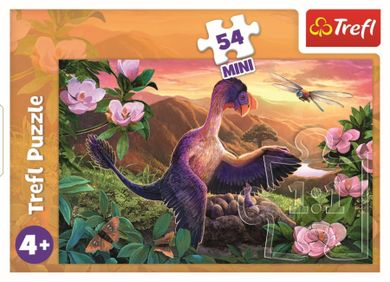 Trefl, Niesamowite dinozaury, puzzle mini, 54 elementy, 1 szt.