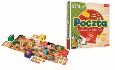 Trefl, Rodzina Treflików, Poczta. Zabawa w listonosza, gra planszowa