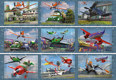 Trefl, Samoloty, puzzle historyjka, 390 elementów