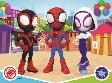 Trefl, Spidey i super-kumple, Przygody Spiday'a i przyjaciół, puzzle, 30 elementów