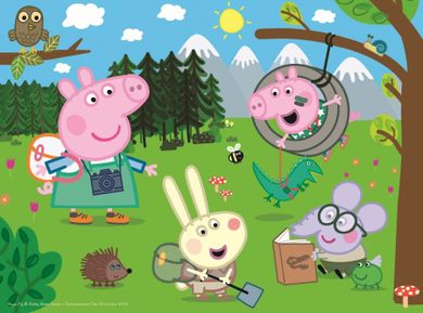 Trefl, Świnka Peppa, Leśna wyprawa, puzzle, 30 elementów