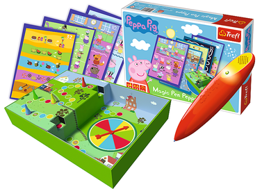 Trefl, Świnka Peppa, Magic Pen, gra planszowa