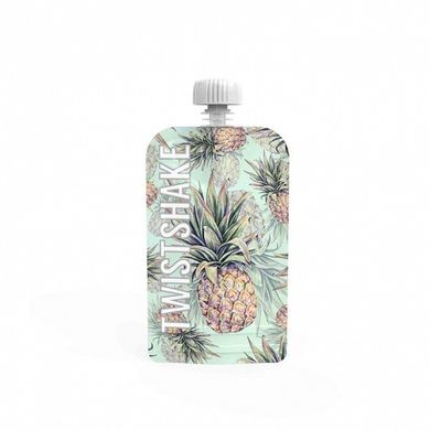 Twistshake, wielorazowe saszetki na pokarm z zakrętkami, 100 ml, 3 szt.