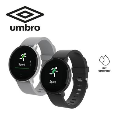 Umbro, zegarek monitorujący, okrągły, czarny