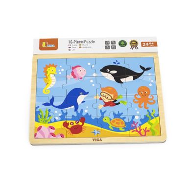 Viga, Ocean, puzzle na podkładce, 16 elementów