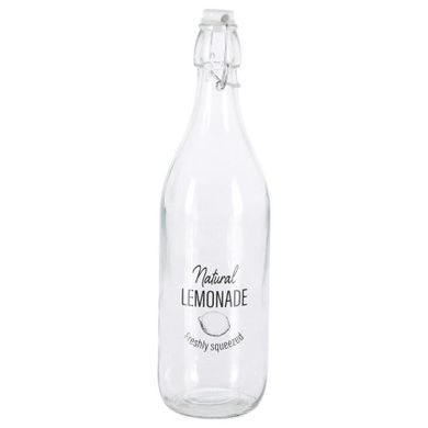 Vilde, butelka szklana na lemoniadę, z korkiem na klips, 970 ml