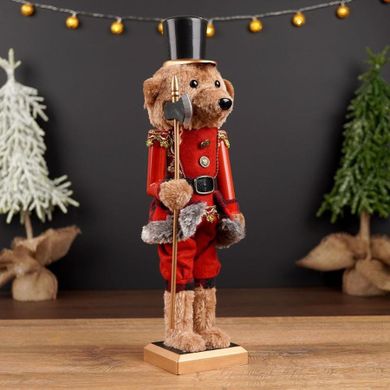Vilde, figurka dekoracyjna miś, dziadek do orzechów, 39 cm