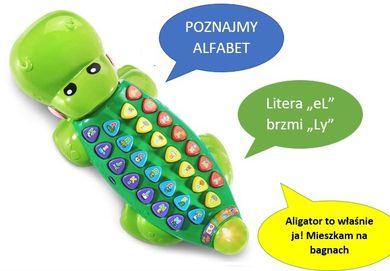 Vtech, Aligator Edukator, niemowlęca zabawka edukacyjna