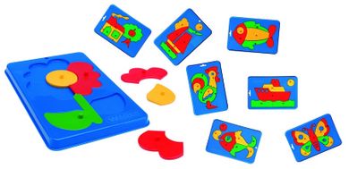 Wader, Friends on the move, kogut, puzzle edukacyjne