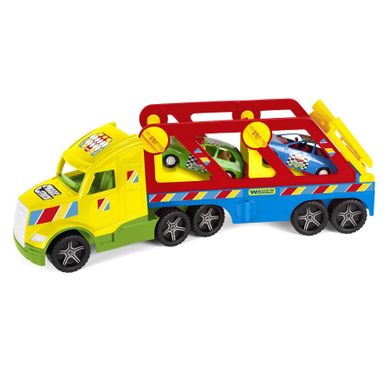Wader, Magic Truck Basic, ciężarówka laweta z pojazdami wyścigowymi