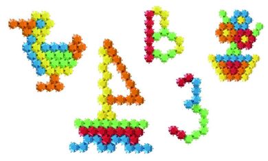 Wader, Mini Blocks, klocki-puzzle w kartonie, 40 elementów