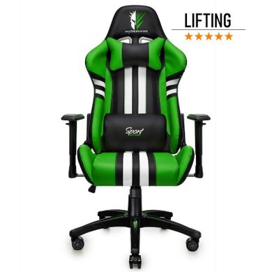 Warrior Chairs, Sport Extreme, fotel gamingowy, zielony