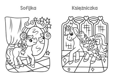 Wesołe kolorowanki. Kucyki