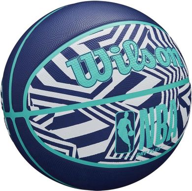 Wilson, NBA DRV Plus Dazzle Camo, piłka do koszykówki, indigo, rozmiar 5
