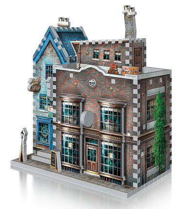 Wrebbit, Harry Potter, Ollivander's Wand Shop & Scribbulus, puzzle 3D, 295 elementów