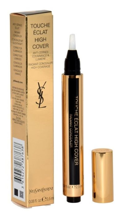 Yves Saint Laurent, Touche Eclat High Cover, kryjąco-rozświetlający korektor do twarzy, 1,5 Beige, 2,5 ml