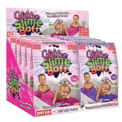 Zimpli, Slime Baff, zestaw do robienia glutów, Glitter, różowy