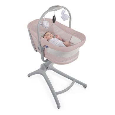 Chicco, Baby Hug 4in1 Air, kołyska, leżaczek, krzesełko, rose