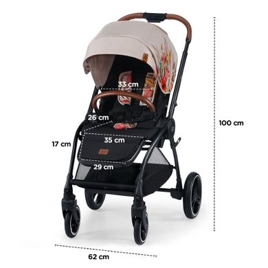 Kinderkraft, Evolution Cocoon, wózek wielofunkcyjny 2w1, Bird