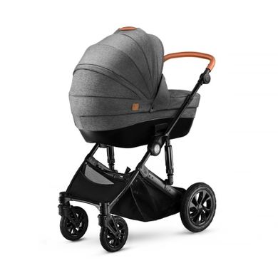 Kinderkraft, Prime, wózek wielofunkcyjny 3w1, szary