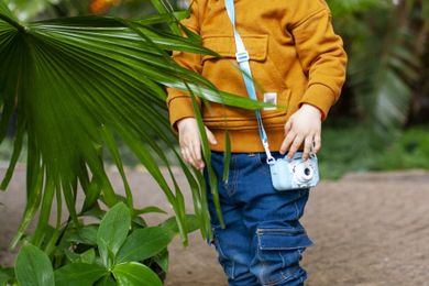 Extralink Kids Camera H28 Dual, aparat cyfrowy, niebieski