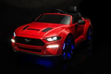 Lean Toys, Ford Mustang GT Drift SX2038, pojazd na akumulator, czerwony