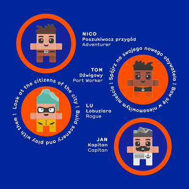 Marioinex, Mini Waffle, Port, klocki konstrukcyjne, 248 elementów