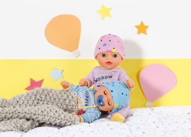 Baby Born, Soft Touch Little Girl, lalka interaktywna, akcesoria, 36 cm