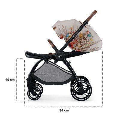 Kinderkraft, Evolution Cocoon, wózek wielofunkcyjny 2w1, Bird