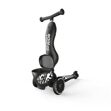 Scoot & Ride, Highwaykick 1, Lifestyle, jeździk i hulajnoga 2w1, Zebra
