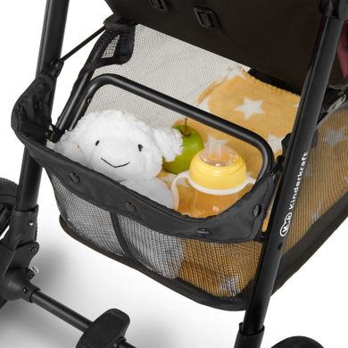 Kinderkraft, Grande 2020, wózek spacerowy, czarny