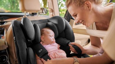 Kinderkraft, MYWAY, fotelik samochodowy, 0-36 kg, czerwony