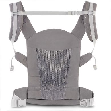 Kinderkraft, Huggy, nosidełko ergonomiczne, szare
