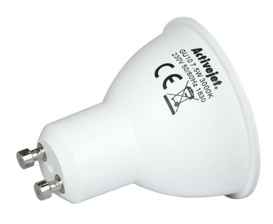 Activejet, SMD, żarówka punktowa, 600 lm, biała ciepła, 7.5W, GU10, AJE-S3710W