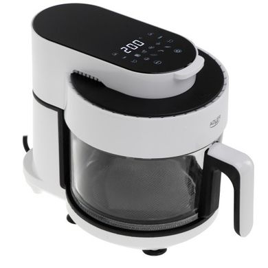 Adler, frytkownica beztłuszczowa ze szklaną misą, airfryer, 3l