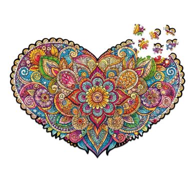 Alexander, Mandala miłości, puzzle drewniane, 150 elementów