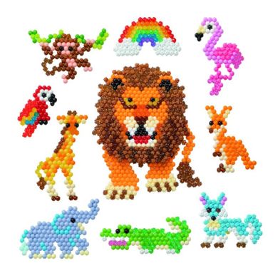 Aquabeads, Dzikie Safari, koraliki wodne, zestaw kreatywny, 1800 elementów, 31968