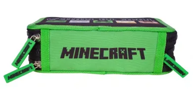 Astra, Minecraft, piórnik rozkładany, potrójny, Alex & Steve