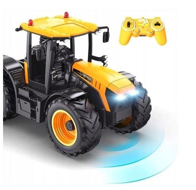 Ata, Double Eagle, traktor JCB z przyczepą, zdalnie sterowany, 1:16