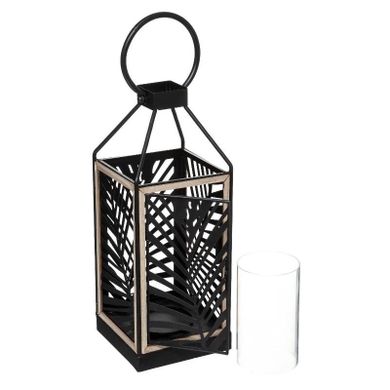 Atmosphera, lampion metalowy ażurowy, wys. 38 cm