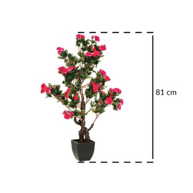 Atmosphera, sztuczna roślina, Azalia, różowa, 81 cm