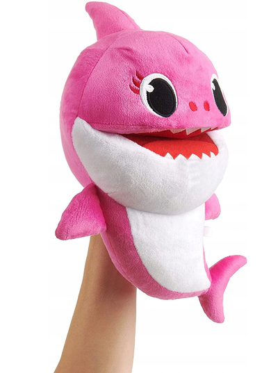 Baby Shark, maskotka, zabawka interaktywna, śpiewająca, 1 szt.