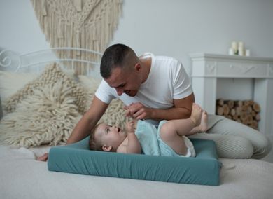 BabyMatex, pokrowiec na przewijak, muślinowy, biały, 50-70/80 cm
