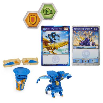 Bakugan, Baku-Gear, kule z akcesoriami, Dragon Pyra Blue Gold