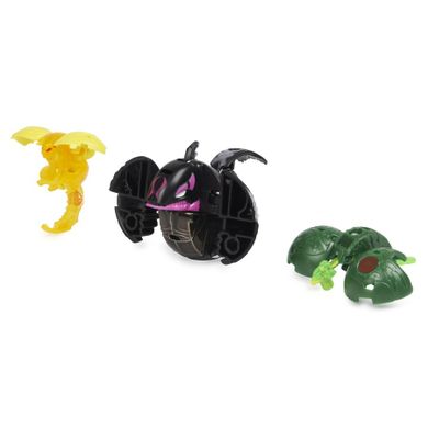 Bakugan Evolutions: zestaw ekstra moc: Platinum Warrior Whale + Nanogans, figurka