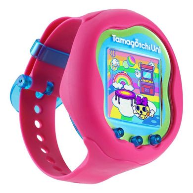 Bandai, Tamagotchi Uni, z paskiem na nadgarstek, zabawka interaktywna, Pink