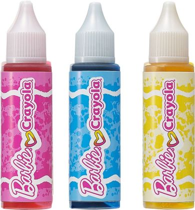 Barbie Crayola, Aplikator kolorów, zestaw kreatywny z lalką brunetką