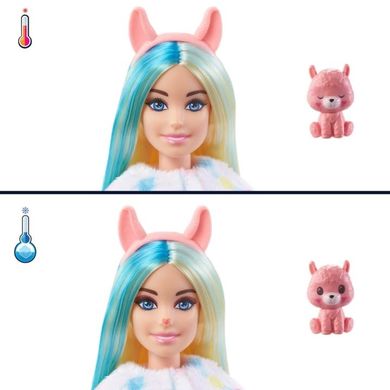 Barbie, Cutie Reveal, lalka lama z akcesoriami, seria 2