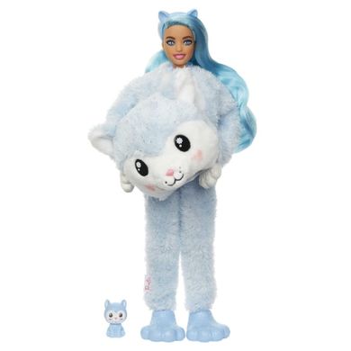 Barbie, Cutie Reveal, Zimowa kraina, lalka piesek husky, 1 szt.
