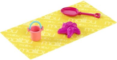 Barbie, Dzień na plaży, zestaw akcesoriów bez lalki